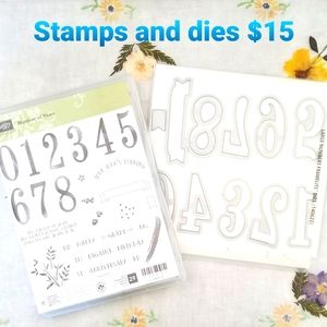 Number Stamps with Coordinating Dies